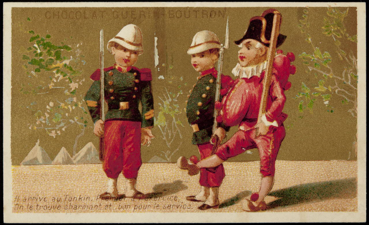 Testu & Massin ; Champenois et compagnie carte réclame chromo Paris 1888-1889 1995.1.4354.2 Photo