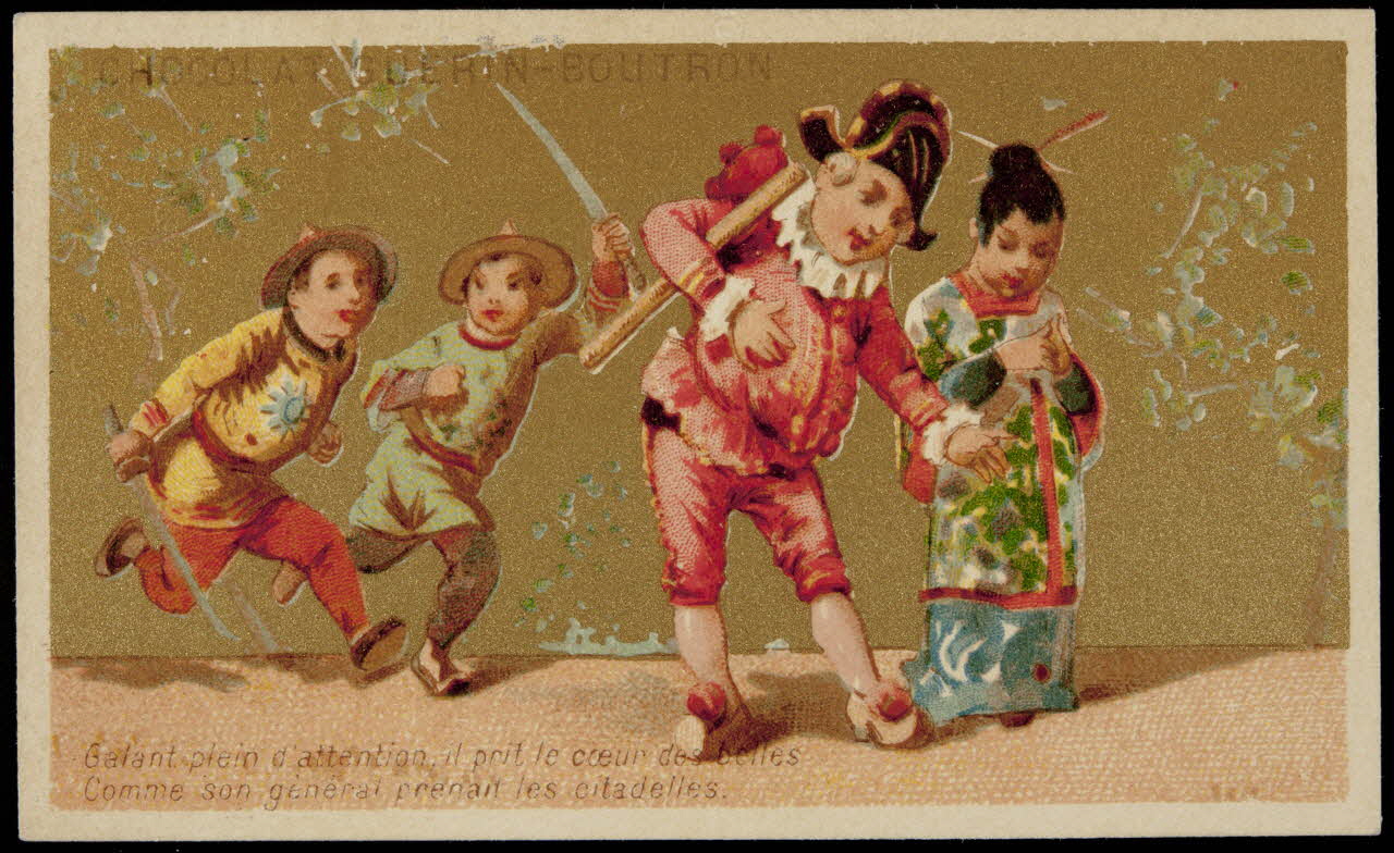 Testu & Massin ; Champenois et compagnie carte réclame chromo Paris 1888-1889 1995.1.4354.4 Photo