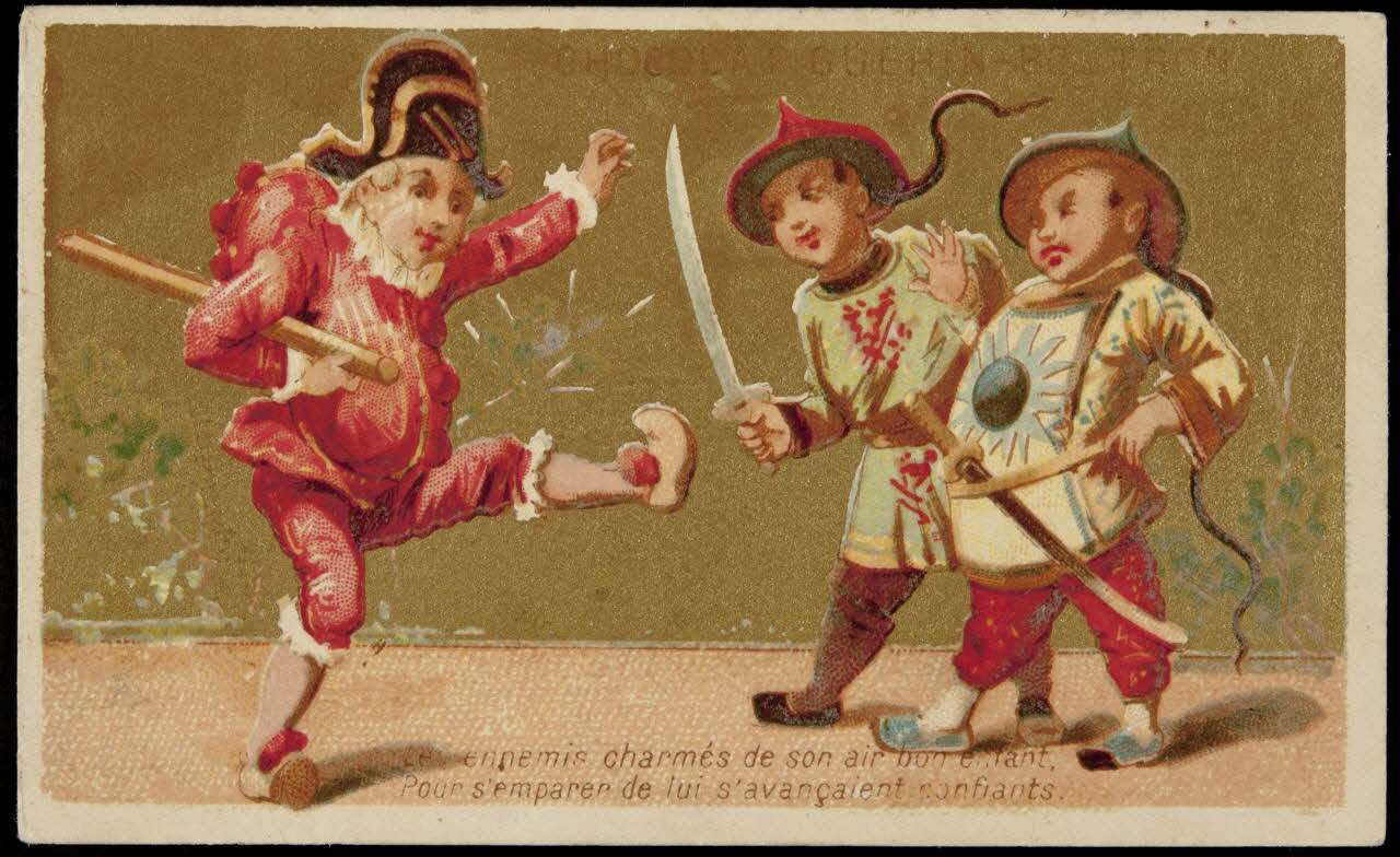 Testu & Massin ; Champenois et compagnie carte réclame chromo Paris 1888-1889 1995.1.4354.5 Photo