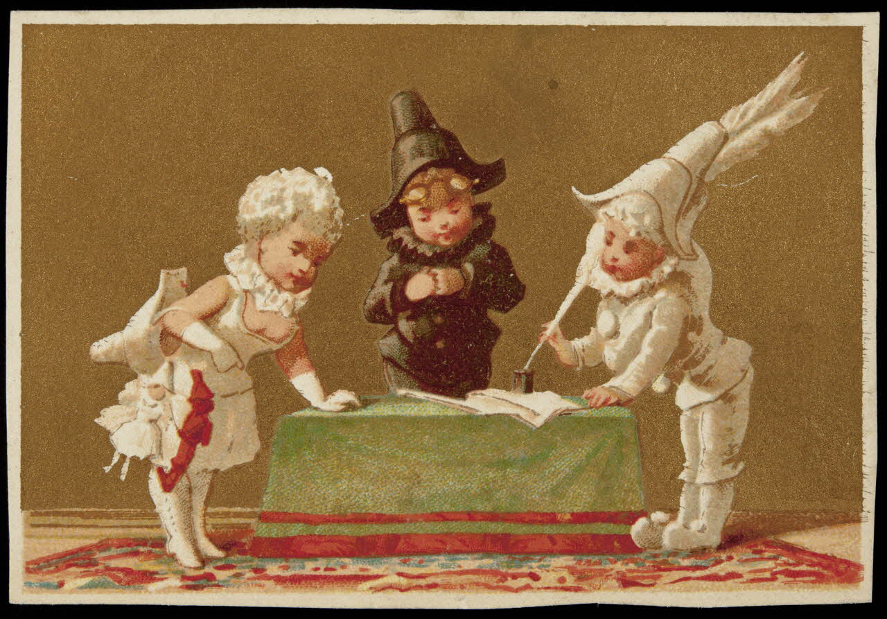 Testu & Massin carte réclame chromo Paris 1876-1903 1995.1.4355.3 Photo