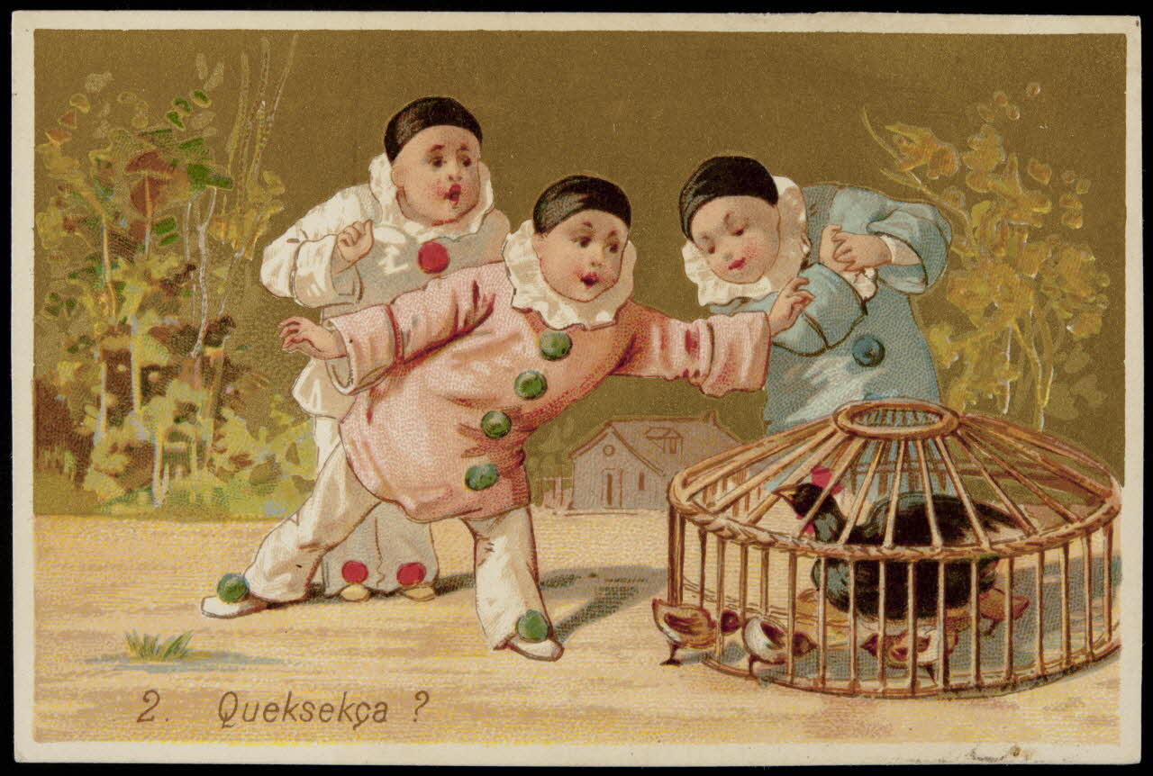 Testu & Massin carte réclame chromo Paris 1876-1903 1995.1.4357.2 Photo