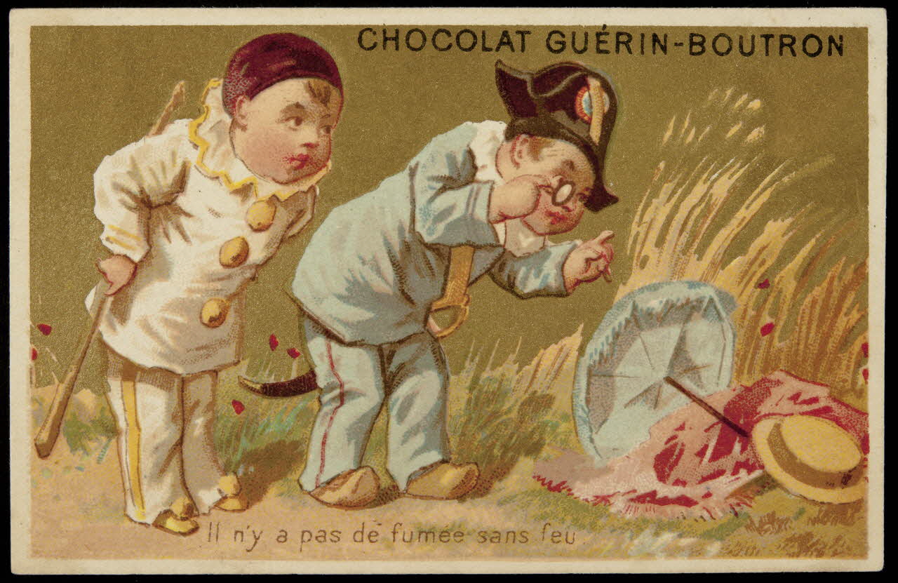 Testu & Massin carte réclame chromo Paris 1876-1878 1995.1.4358.1 Photo