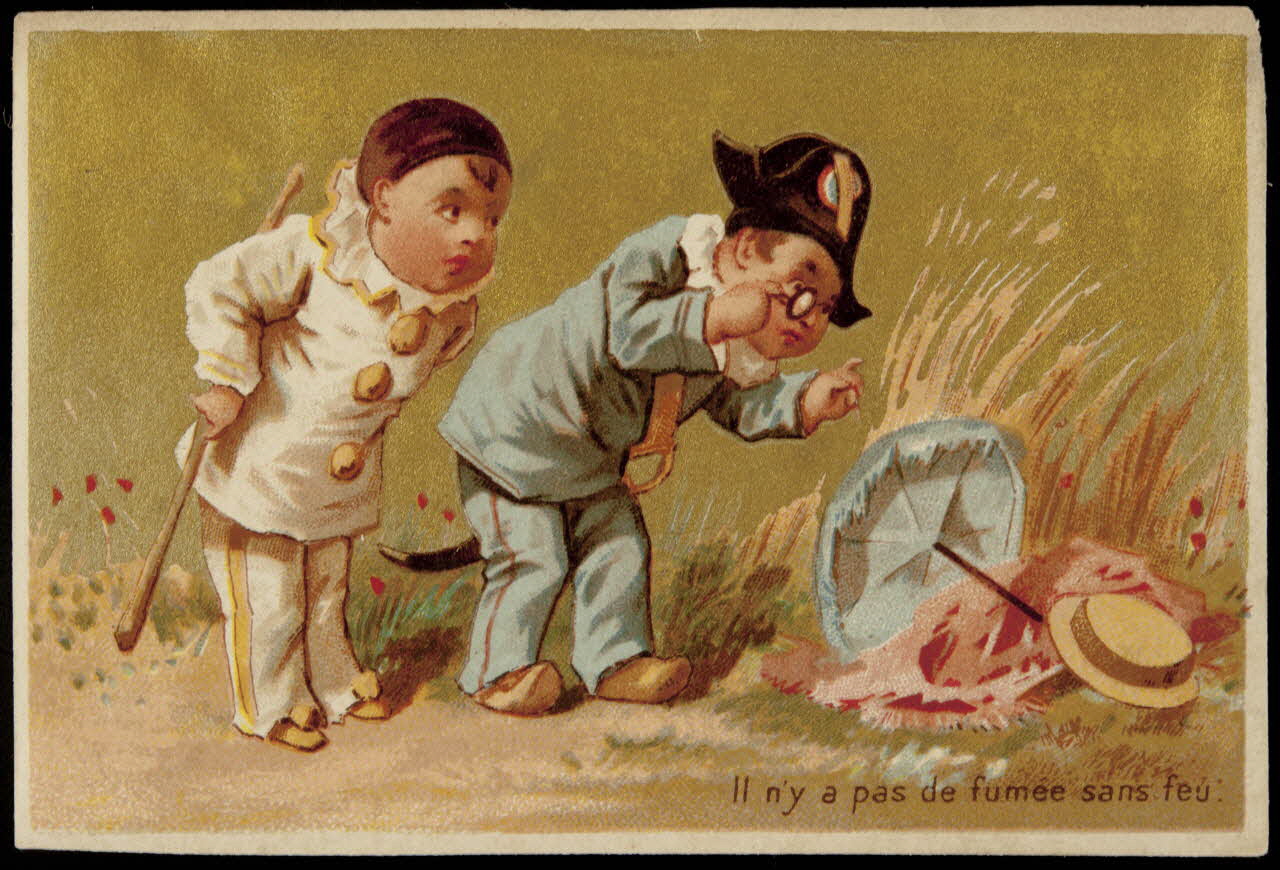 Testu & Massin carte réclame chromo Paris 1876-1903 1995.1.4358.2 Photo