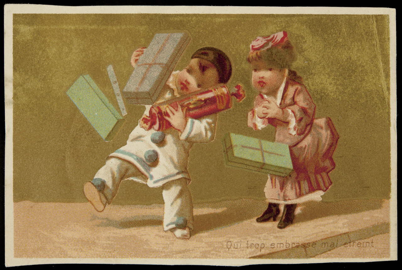 Testu & Massin carte réclame chromo Paris 1876-1903 1995.1.4358.7 Photo