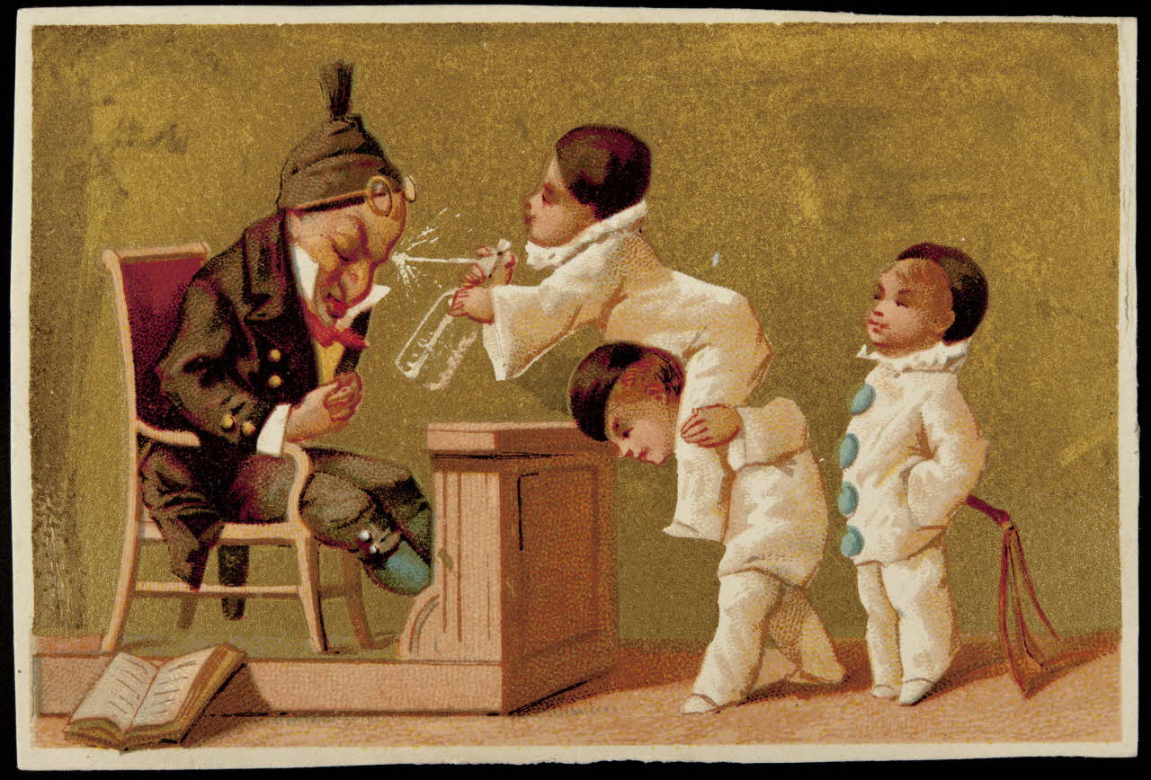 Testu & Massin carte réclame chromo Paris 1876-1903 1995.1.4360.1 Photo