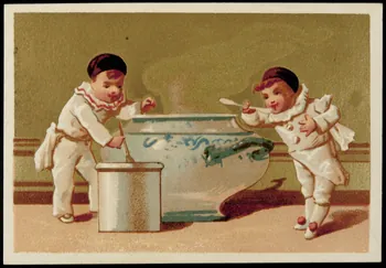 Testu & Massin carte réclame chromo Paris 1879-1886 1995.1.4361.2 Photo