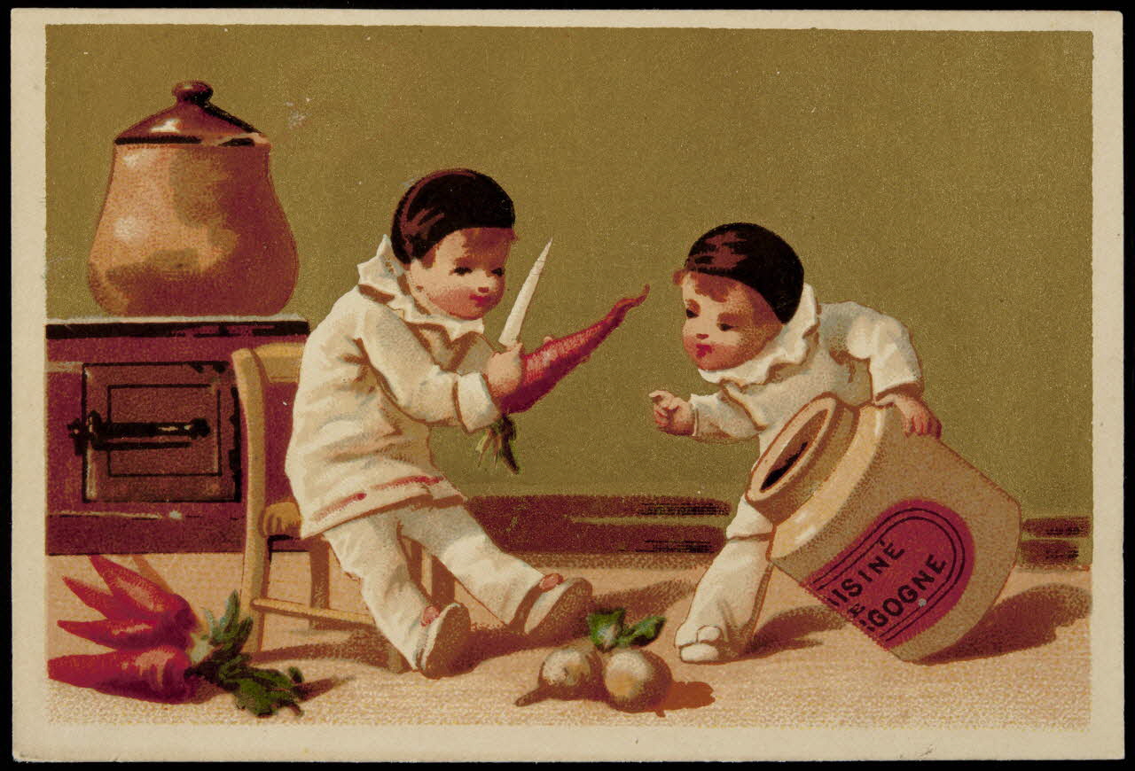 Testu & Massin ; Champenois et compagnie carte réclame chromo Paris 1879-1886 1995.1.4361.5 Photo