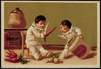 Testu & Massin ; Champenois et compagnie carte réclame chromo Paris 1879-1886 1995.1.4361.5 Photo