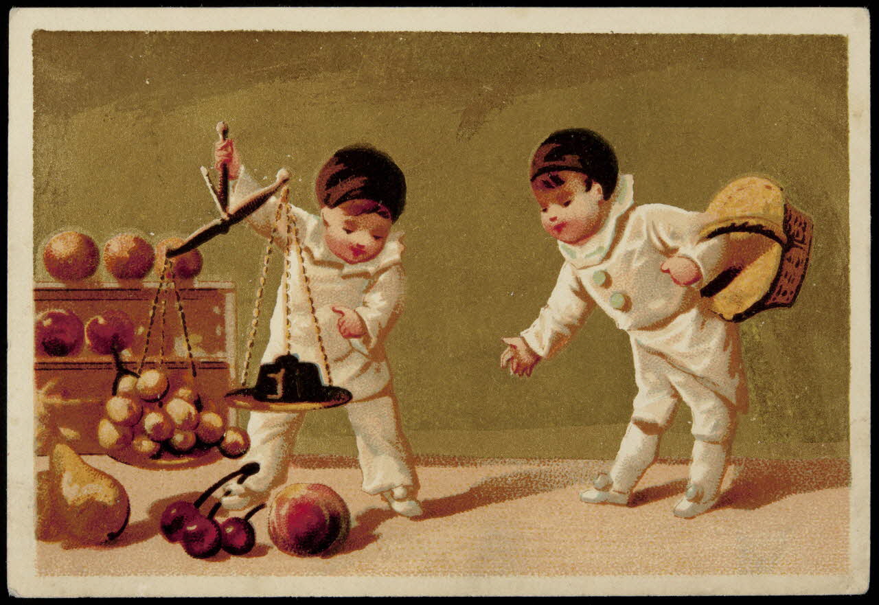 Testu & Massin ; G. Vessière carte réclame chromo Paris 1876-1903 1995.1.4361.6 Photo