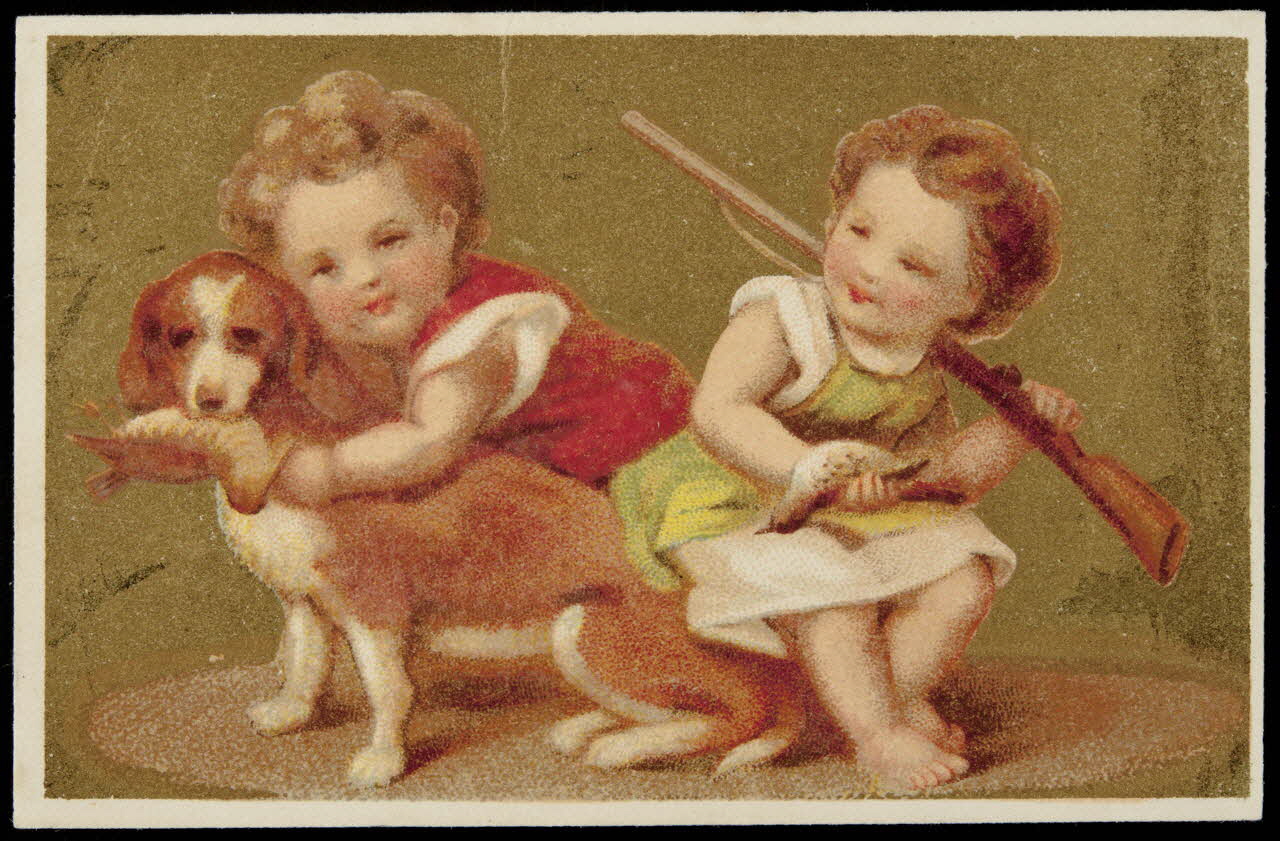 Testu & Massin carte réclame chromo Paris 1876-1903 1995.1.4364.6 Photo