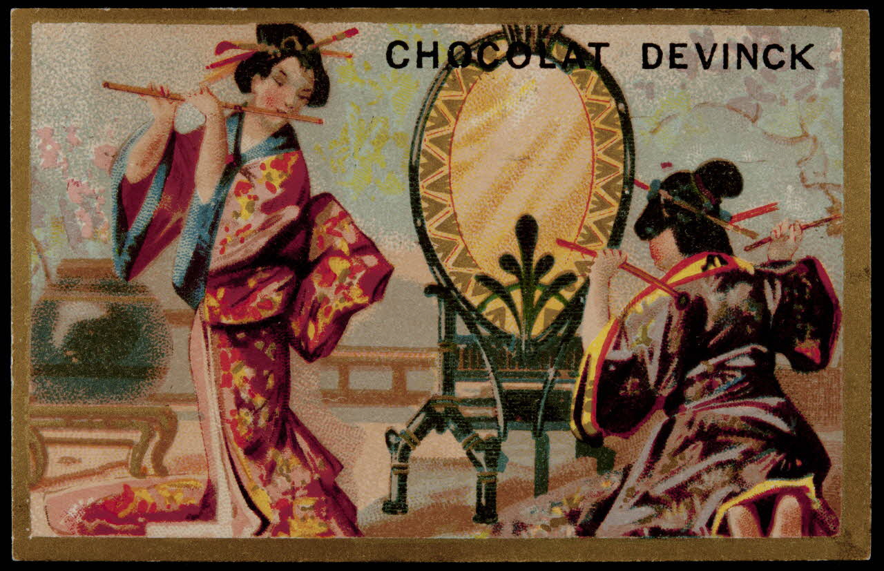 Testu & Massin carte réclame chromo Paris 1876-1903 1995.1.4368.1 Photo