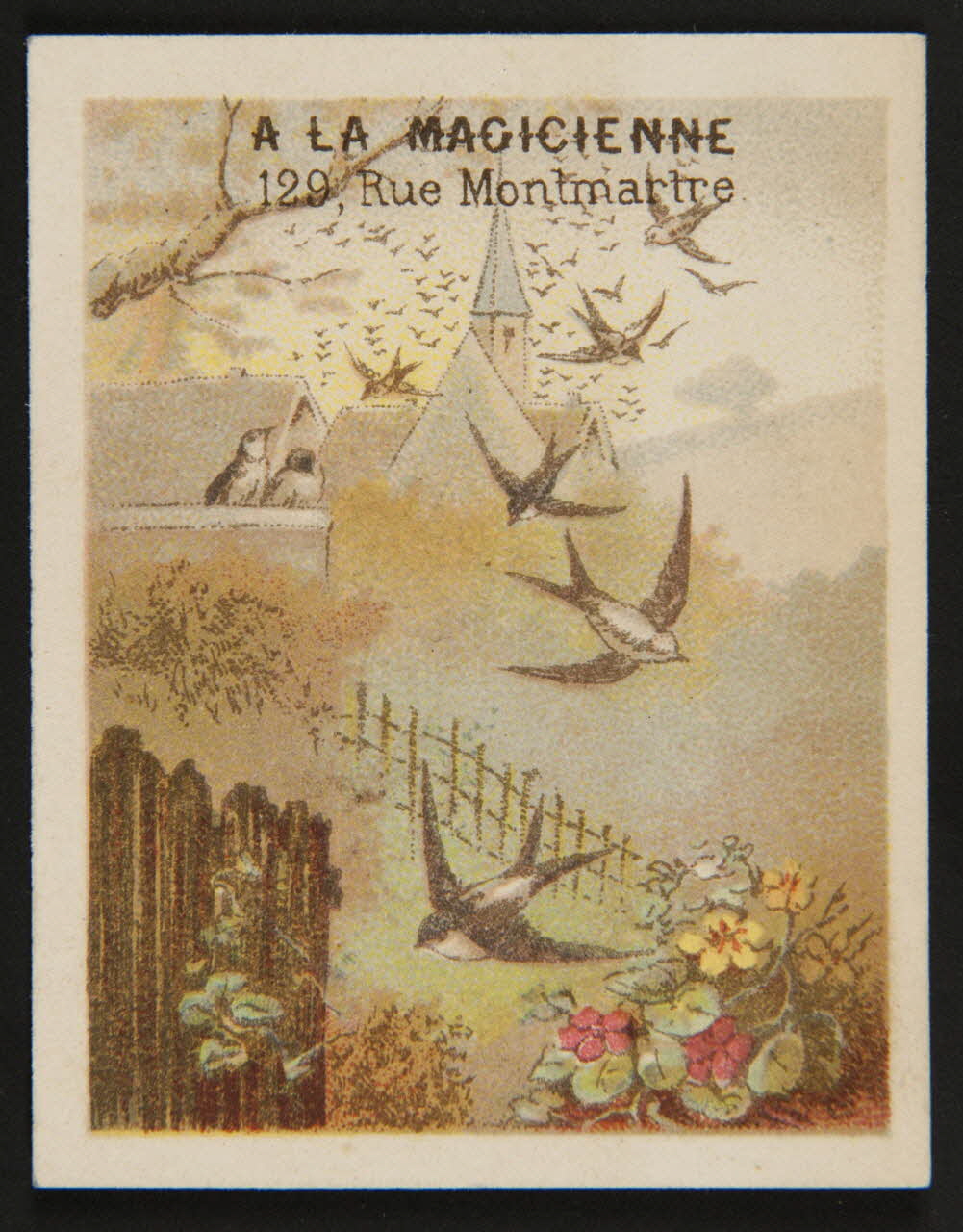 Testu & Massin carte réclame chromo Paris 1876-1903 1995.1.4371.1 Photo