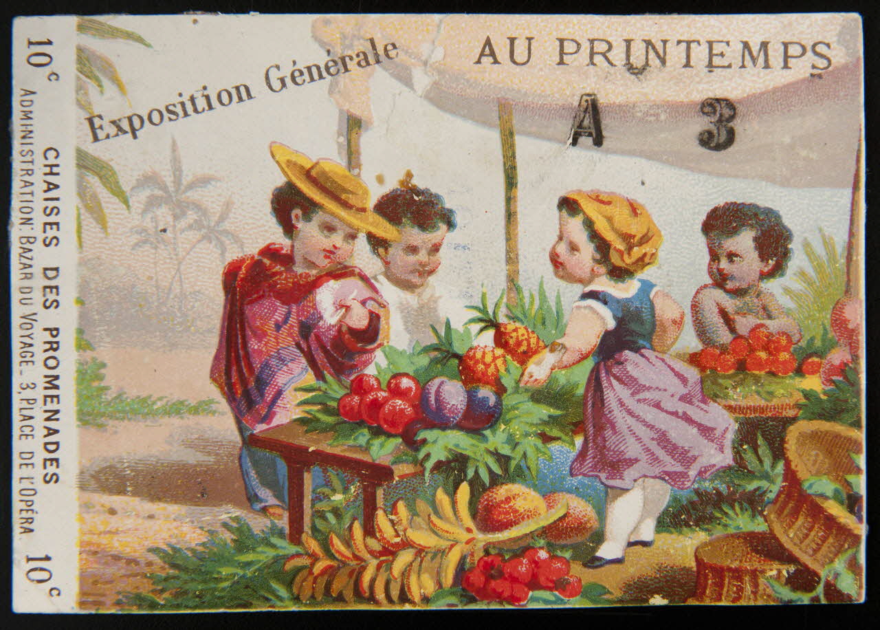 Testu & Massin carte réclame chromo Paris 1876-1903 1995.1.4376.3 Photo