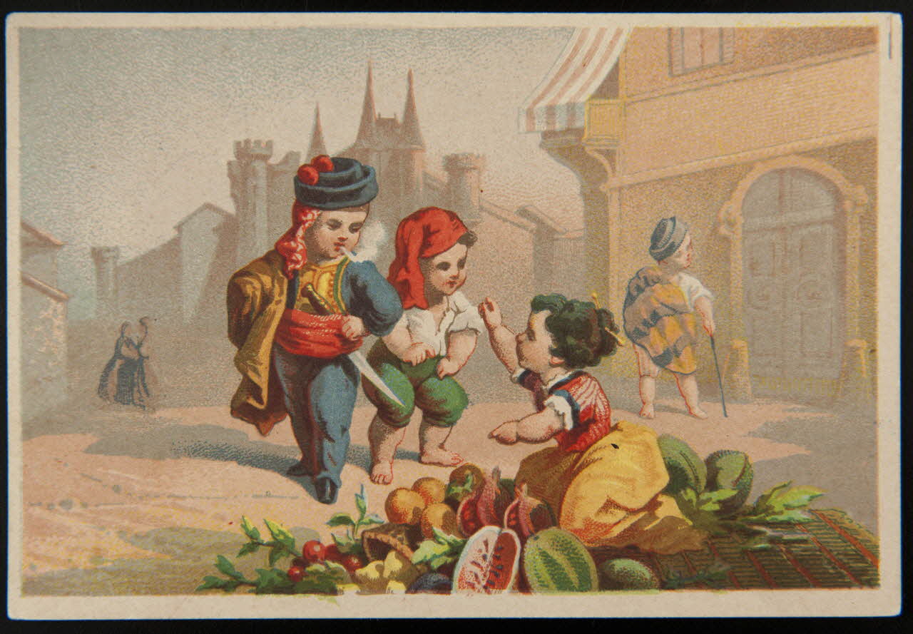 Testu & Massin carte réclame chromo Paris 1876-1903 1995.1.4376.6 Photo