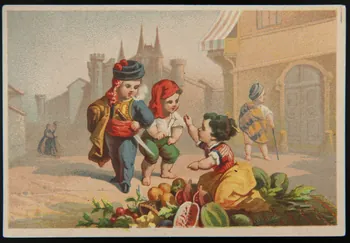 Testu & Massin carte réclame chromo Paris 1876-1903 1995.1.4376.6 Photo