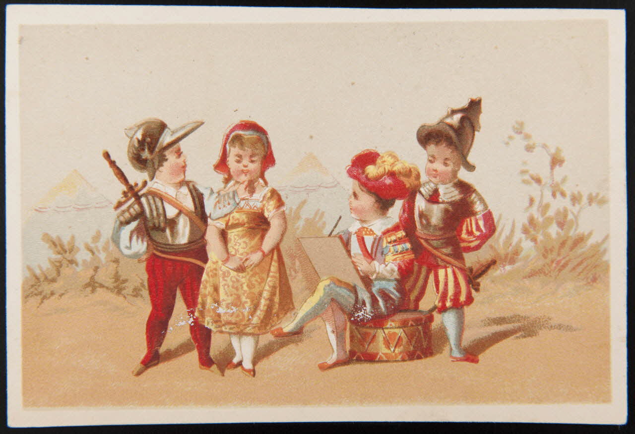 Testu & Massin carte réclame chromo Paris 1876-1903 1995.1.4379.2 Photo