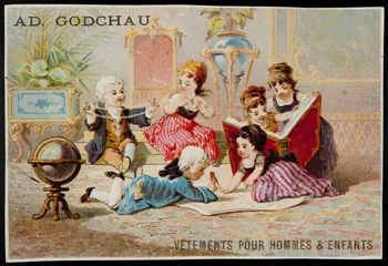 Testu & Massin carte réclame chromo Paris 1876-1878 1995.1.4386.1 Photo