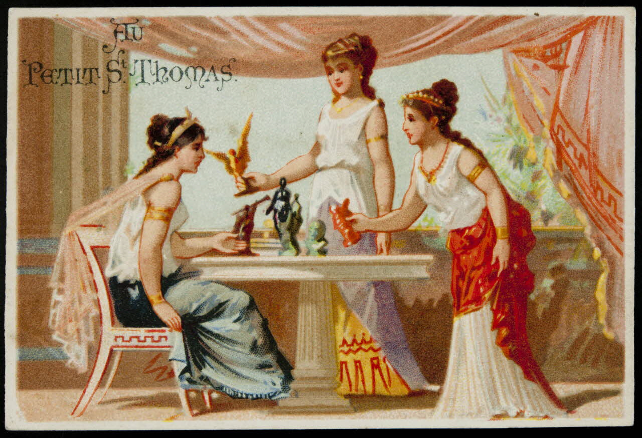 Testu & Massin carte réclame chromo Paris 1876-1886 1995.1.4387.5 Photo