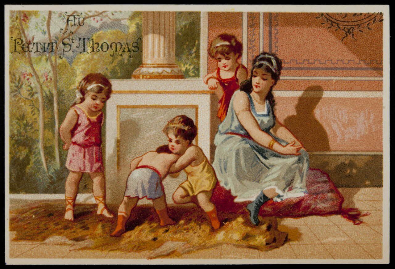 Testu & Massin carte réclame chromo Paris 1876-1886 1995.1.4387.6 Photo