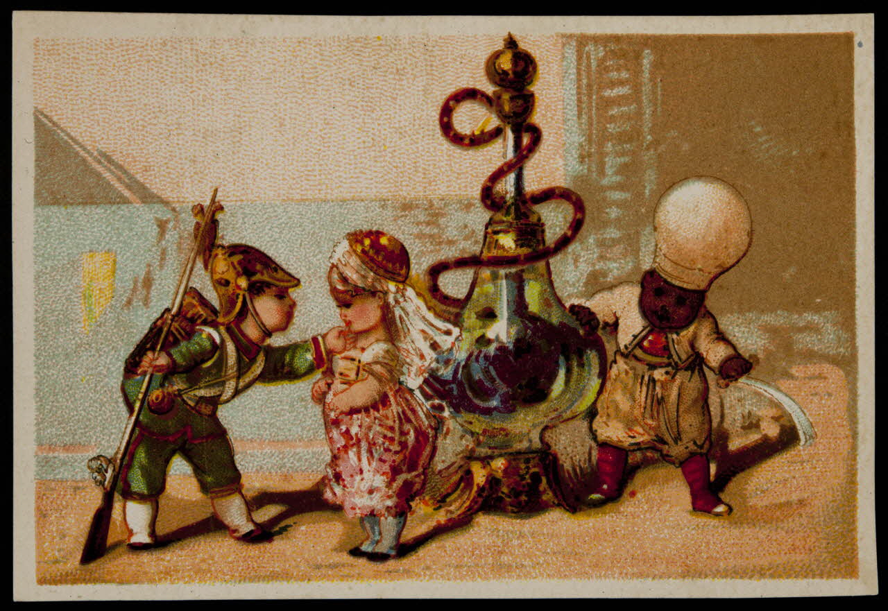 Testu & Massin carte réclame chromo Paris 1876-1903 1995.1.4388.2 Photo