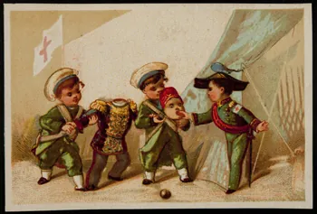 Testu & Massin carte réclame chromo Paris 1876-1903 1995.1.4388.4 Photo