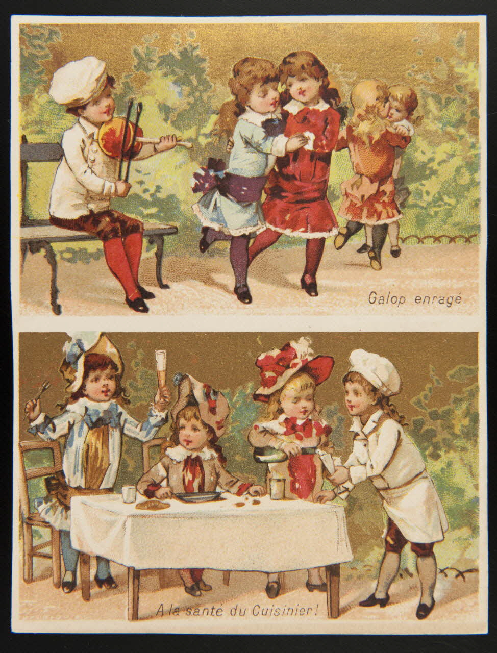 Testu & Massin carte réclame chromo Paris 1876-1903 1995.1.4432.2 Photo