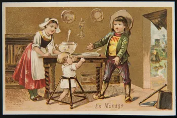 Testu & Massin carte réclame chromo Paris 1876-1903 1995.1.4436.3 Photo