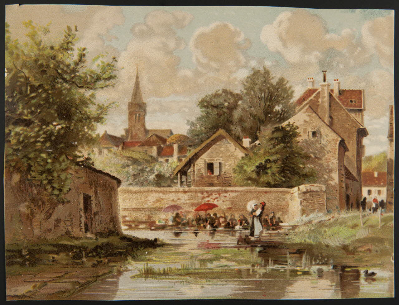 Testu & Massin carte réclame chromo Paris 1876-1903 1995.1.4440.1 Photo