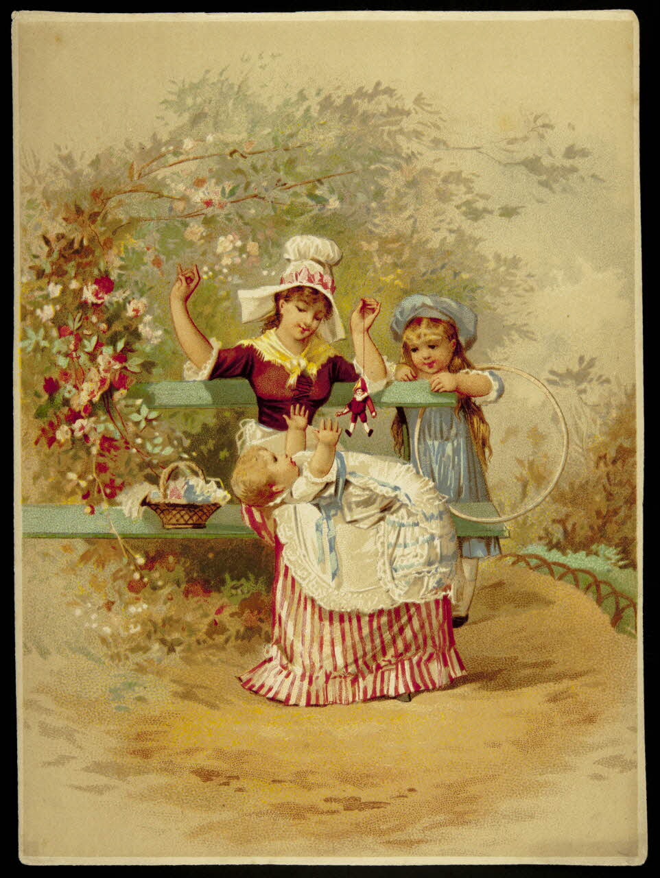 Testu & Massin carte réclame chromo Paris 1876-1903 1995.1.4441.1 Photo