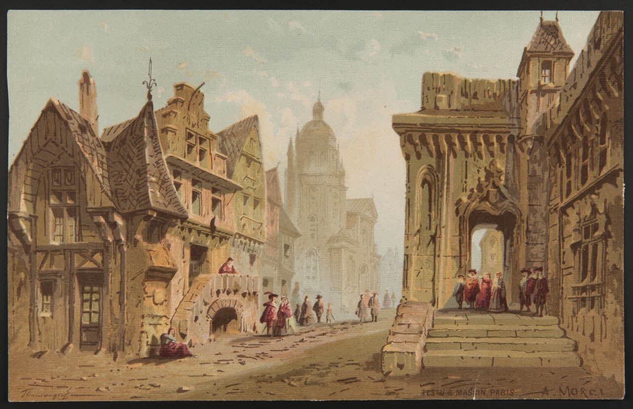 Testu & Massin carte réclame chromo Paris 1876-1878 1995.1.4442.2 Photo