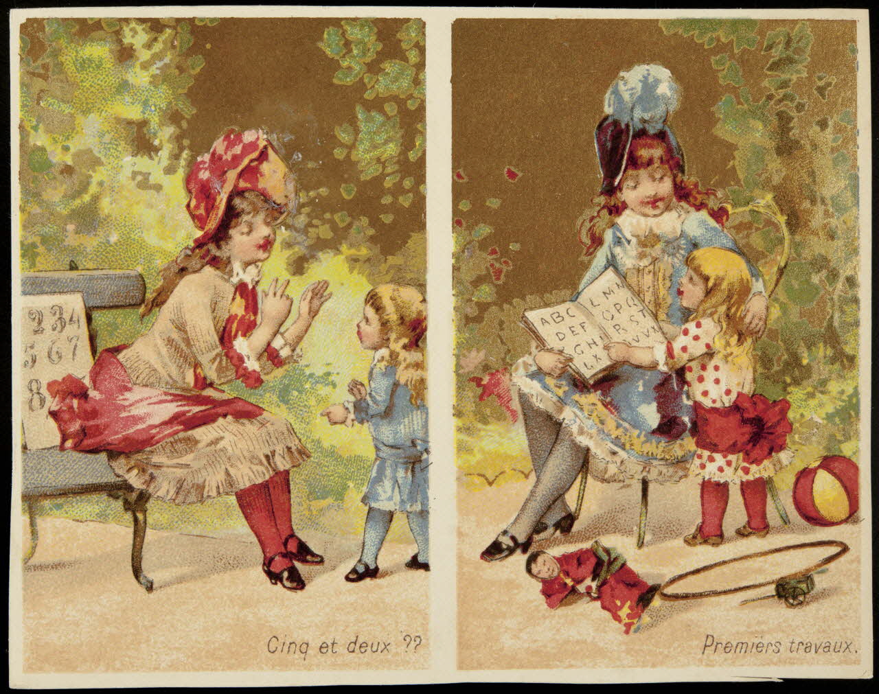 Testu & Massin carte réclame chromo Paris 1876-1903 1995.1.4444.1 Photo