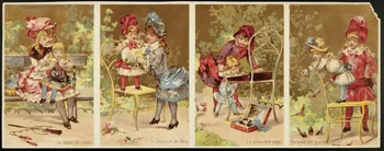 Testu & Massin carte réclame chromo Paris 1876-1903 1995.1.4444.2 Photo