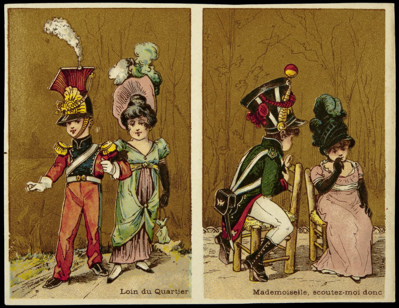 Testu & Massin carte réclame chromo Paris 1876-1903 1995.1.4445.2 Photo