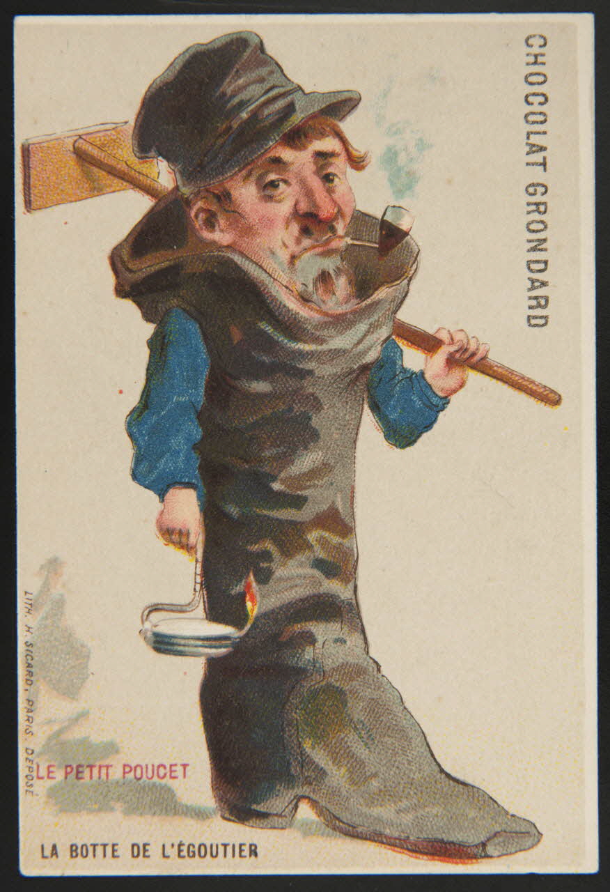 Henri Sicard carte réclame chromo Paris 1884-1890 1995.1.4564.1 Photo