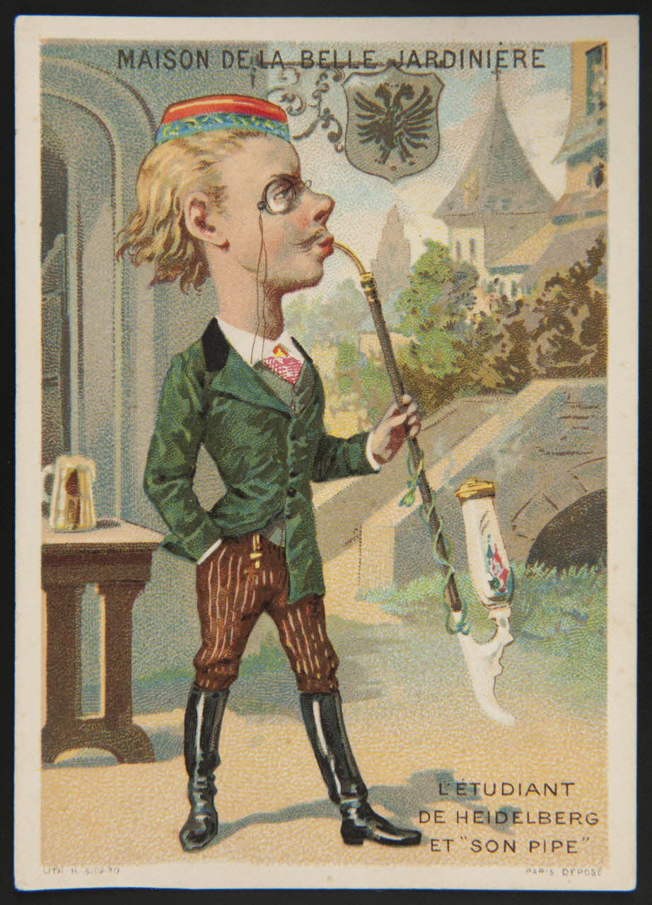 Henri Sicard carte réclame chromo Paris 1884-1890 1995.1.4565.2 Photo