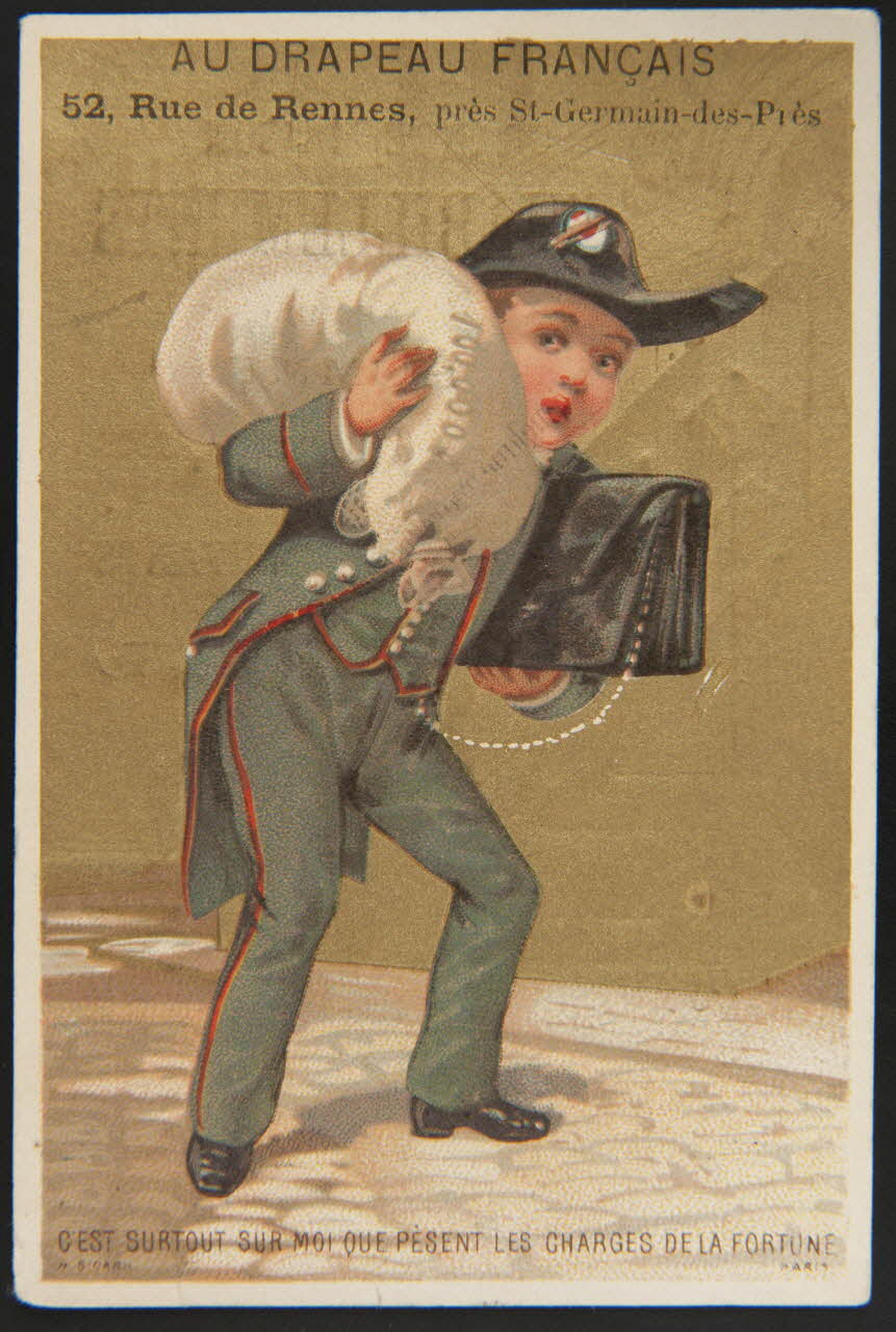 Henri Sicard carte réclame chromo Paris 1884-1890 1995.1.4566.2 Photo