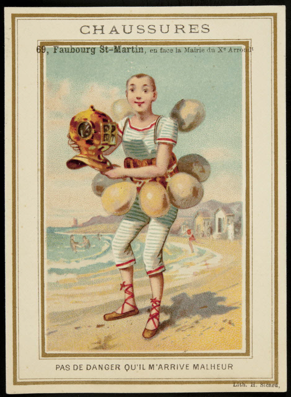 Henri Sicard carte réclame chromo Paris 1884-1890 1995.1.4575.11 Photo