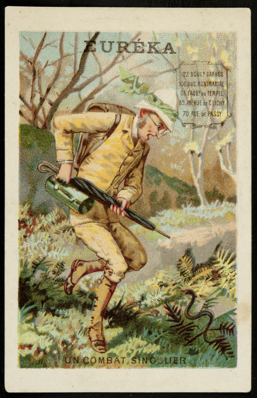 Henri Sicard carte réclame chromo Paris 1884-1890 1995.1.4575.12 Photo