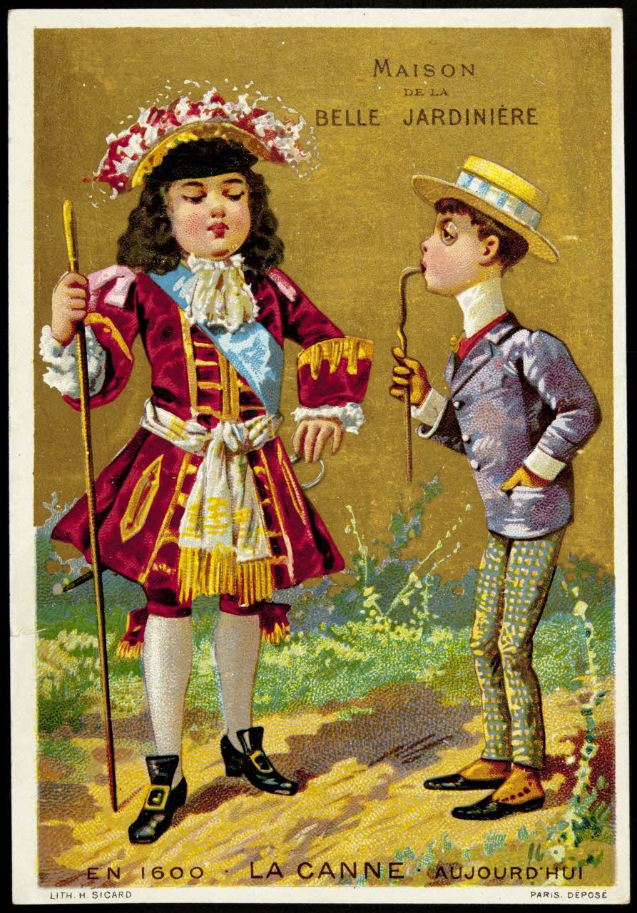 Henri Sicard carte réclame chromo Paris 1884-1890 1995.1.4578.13 Photo