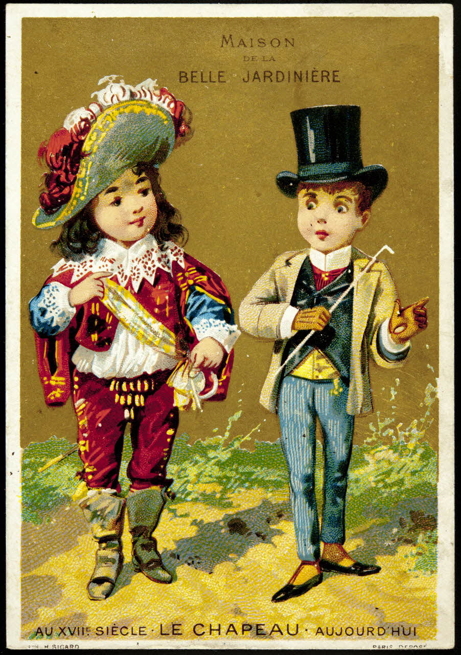 Henri Sicard carte réclame chromo Paris 1884-1890 1995.1.4578.5 Photo