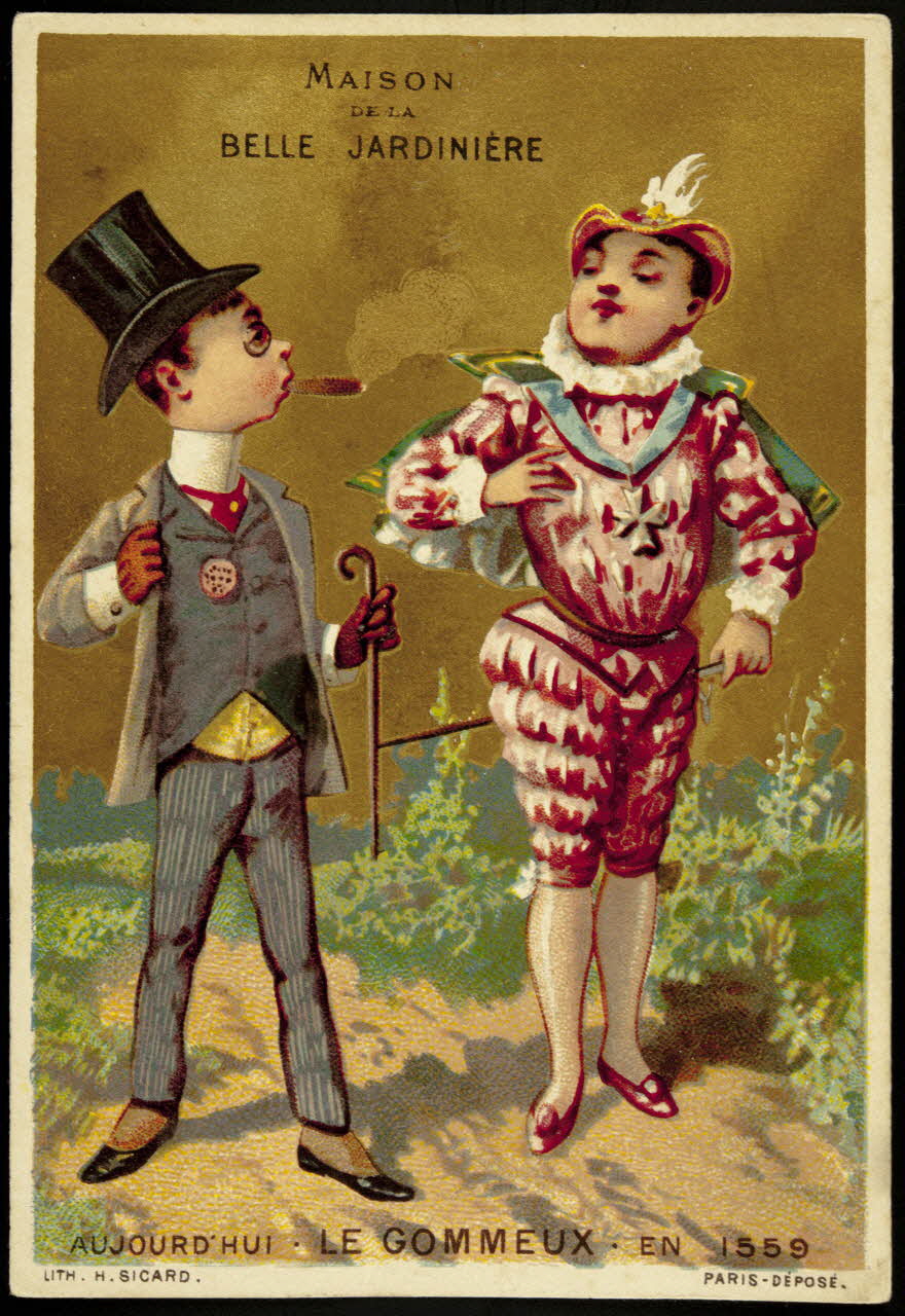 Henri Sicard carte réclame chromo Paris 1884-1890 1995.1.4578.8 Photo