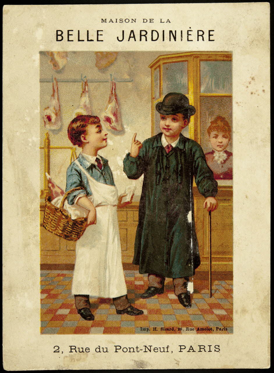 Henri Sicard carte réclame chromo Paris 1884-1890 1995.1.4582.2 Photo