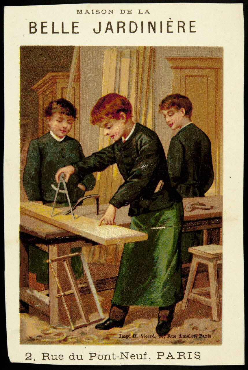 Henri Sicard carte réclame chromo Paris 1884-1890 1995.1.4582.5 Photo