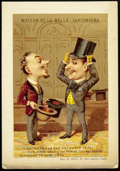 Henri Sicard carte réclame chromo Paris 1884-1890 1995.1.4583.1  Photo