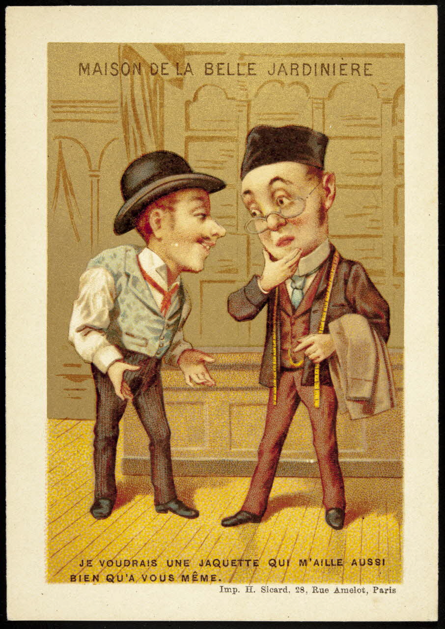 Henri Sicard carte réclame chromo Paris 1884-1890 1995.1.4583.2 Photo