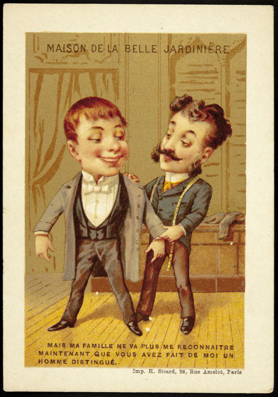 Henri Sicard carte réclame chromo Paris 1884-1890 1995.1.4583.4 Photo