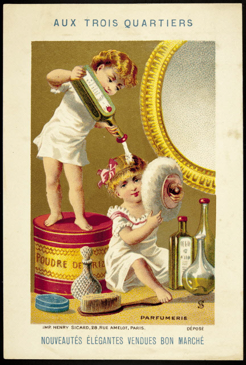 Henri Sicard carte réclame chromo Paris 1884-1890 1995.1.4584.3 Photo