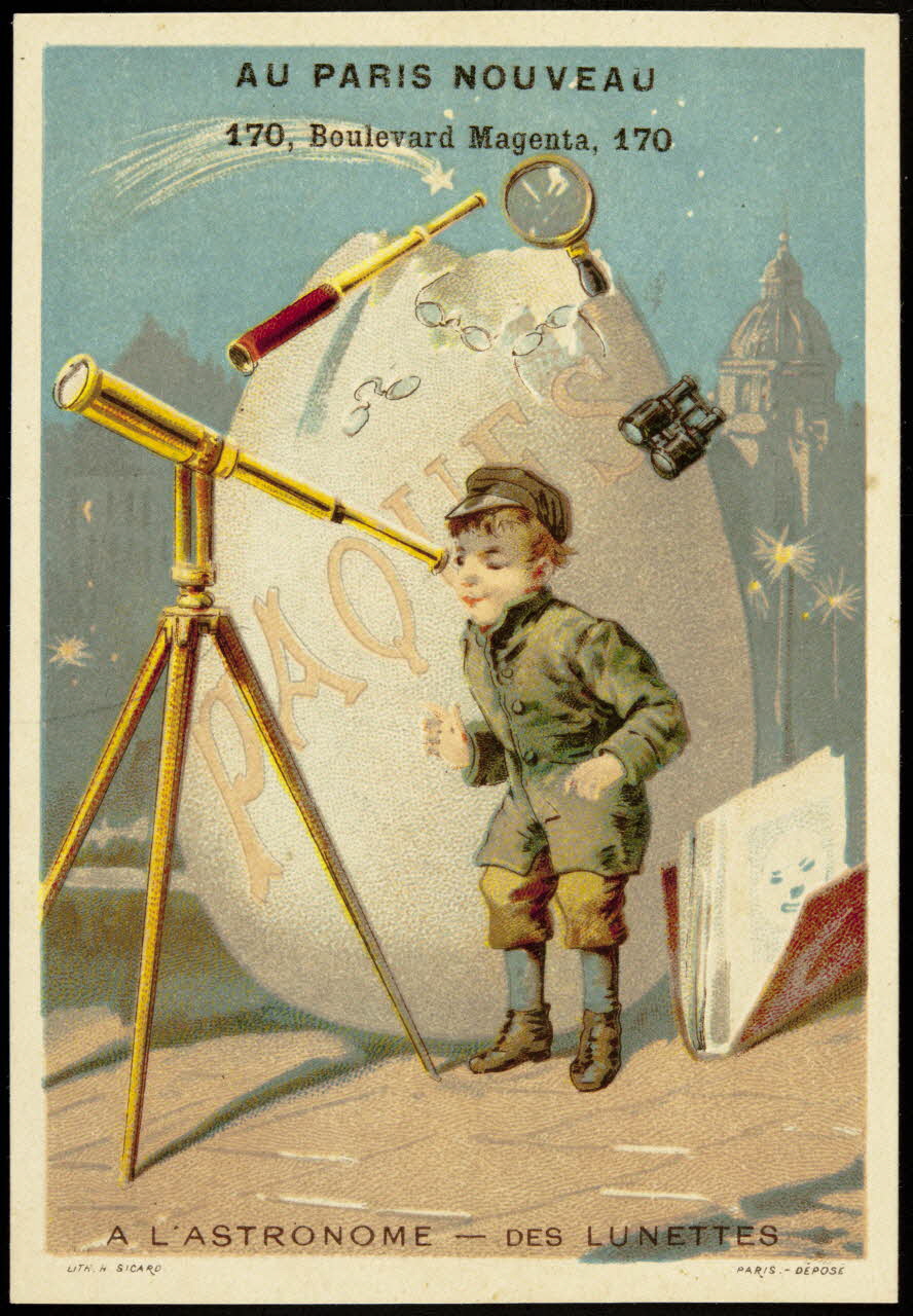 Henri Sicard carte réclame chromo Paris 1884-1890 1995.1.4585.3 Photo