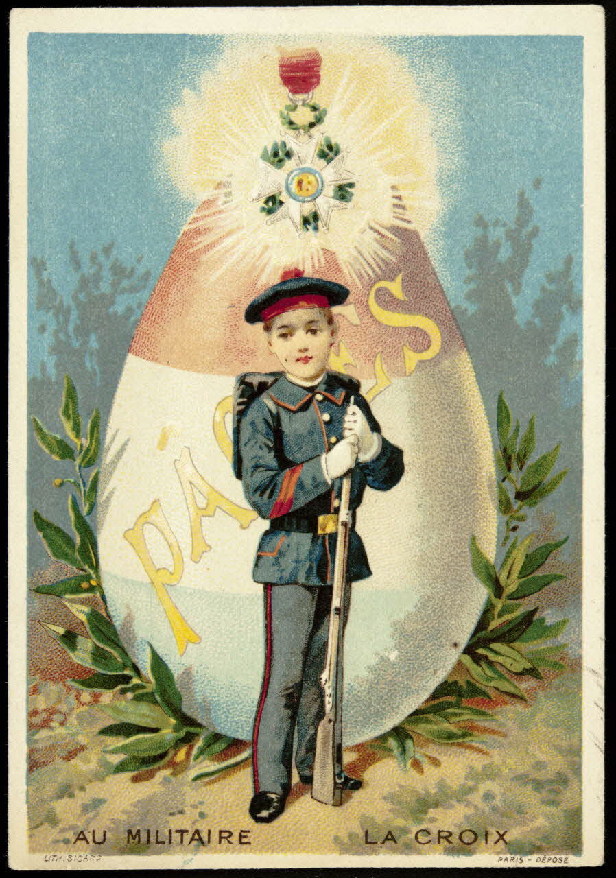 Henri Sicard carte réclame chromo Paris 1884-1890 1995.1.4585.7 Photo