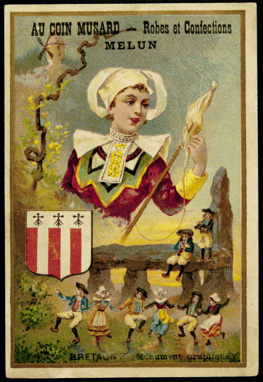 Henri Sicard ; Sicard H., Farradesche A. carte réclame chromo Paris 1900 1995.1.4591.3 Photo